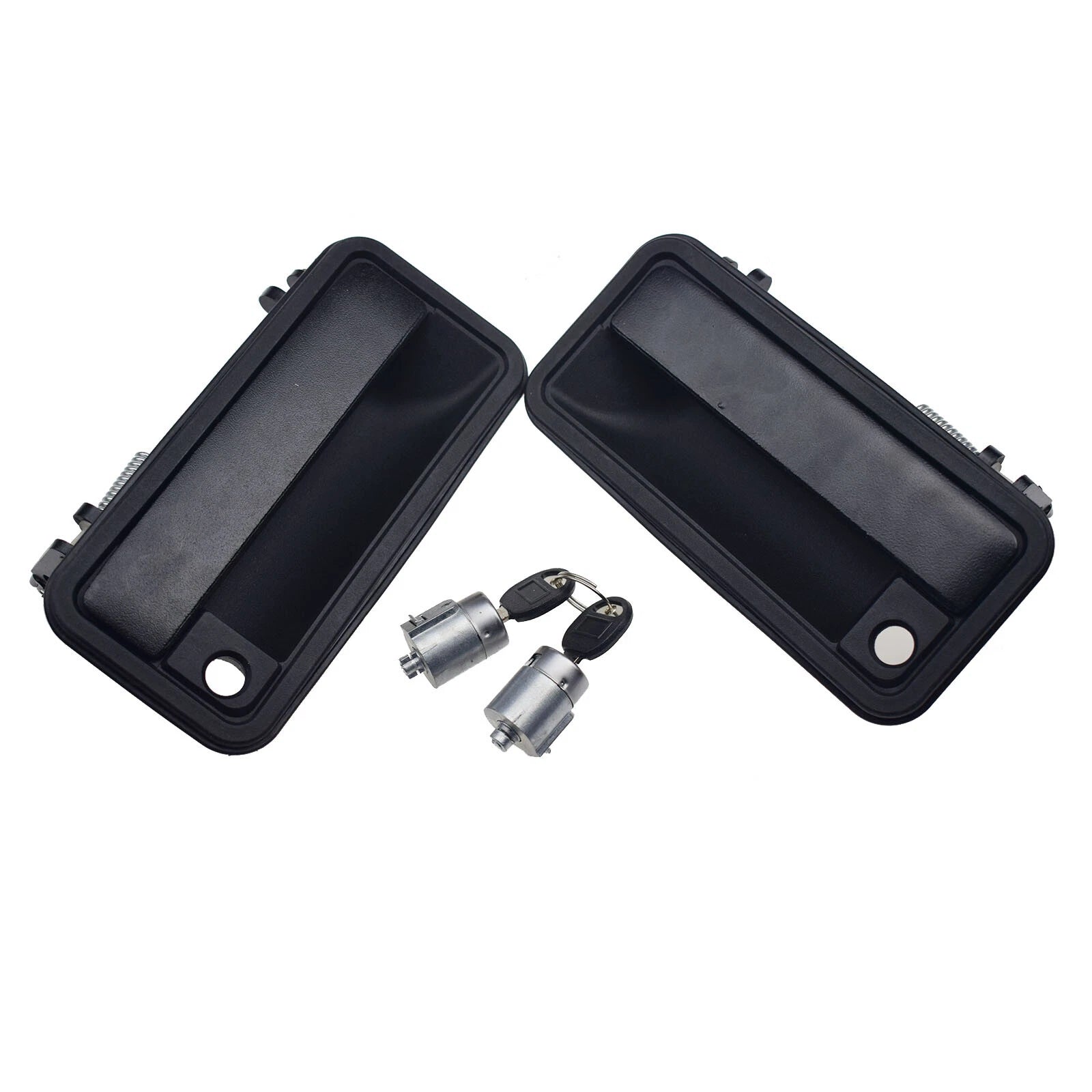 Front Exterior Door Handle w/ Lock Cylinder For Chevy GMC / K1500 Tahoe Blazer 6B93BC-57