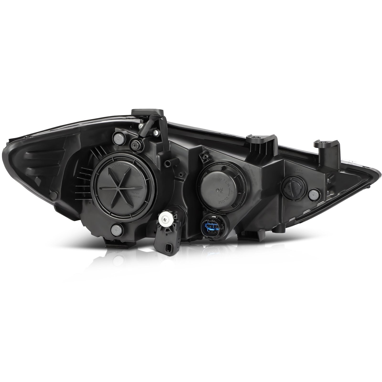 ECCPP Headlight Assembly For Hyundai Elantra 2017-2018 Driver Left Side Black 6B93BC-57