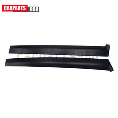 2Pcs Left & Right Door Garnish Trim Pillar Sash Black For 1992-1995 Honda Civic 6B93BC-57