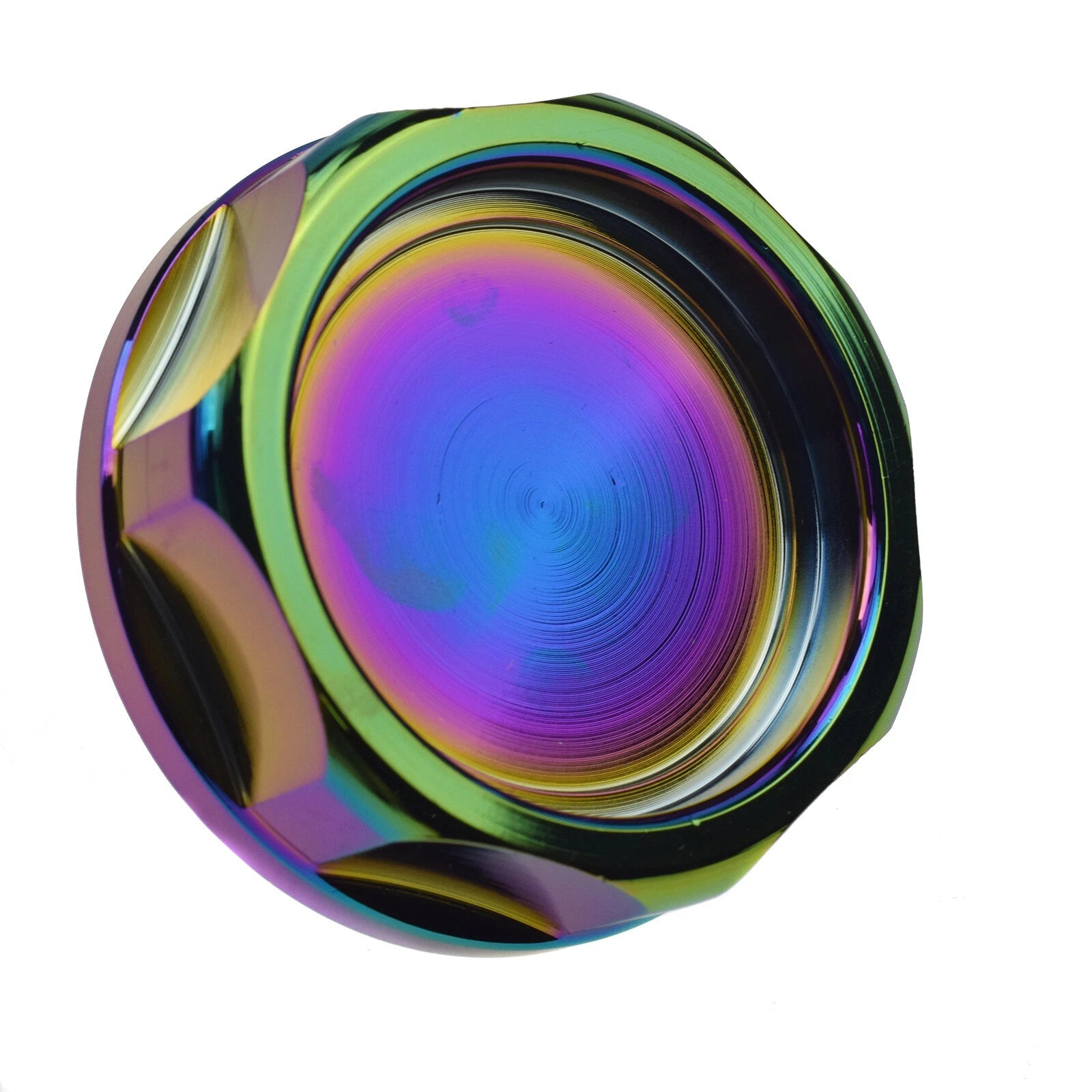 Aluminum Neo Chrome Oil Cap Fuel Filler Tank Cover for Honda Civic Fit 6B93BC-57