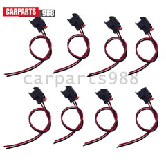 8Pcs Fuel Injector Connector Pigtail PT2160 For Dodge Ram 1500 Jeep Wrangler JK 6B93BC-57