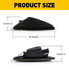 Smoked LED Fender Side Marker Light Turn Signal For BMW X3 F25 X5 E70 X6 E71 E72 6B93BC-57