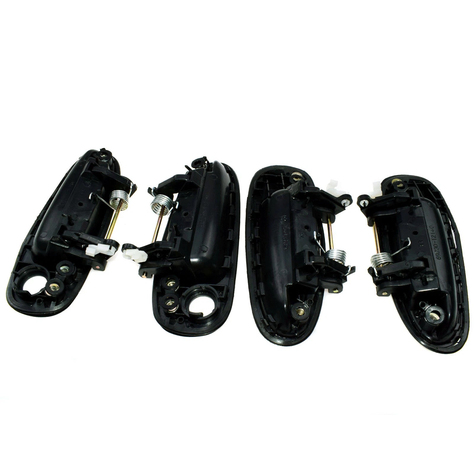 Black Outside Door Handle Front Rear Left Right For 1993-1997 Toyota Corolla 6B93BC-57