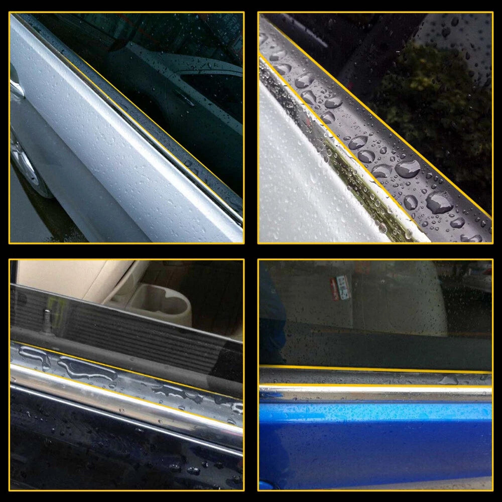 4M Rubber Seal Strip Car Front Rear Side Window Trim Edge Moulding Weatherstrip 6B93BC-57