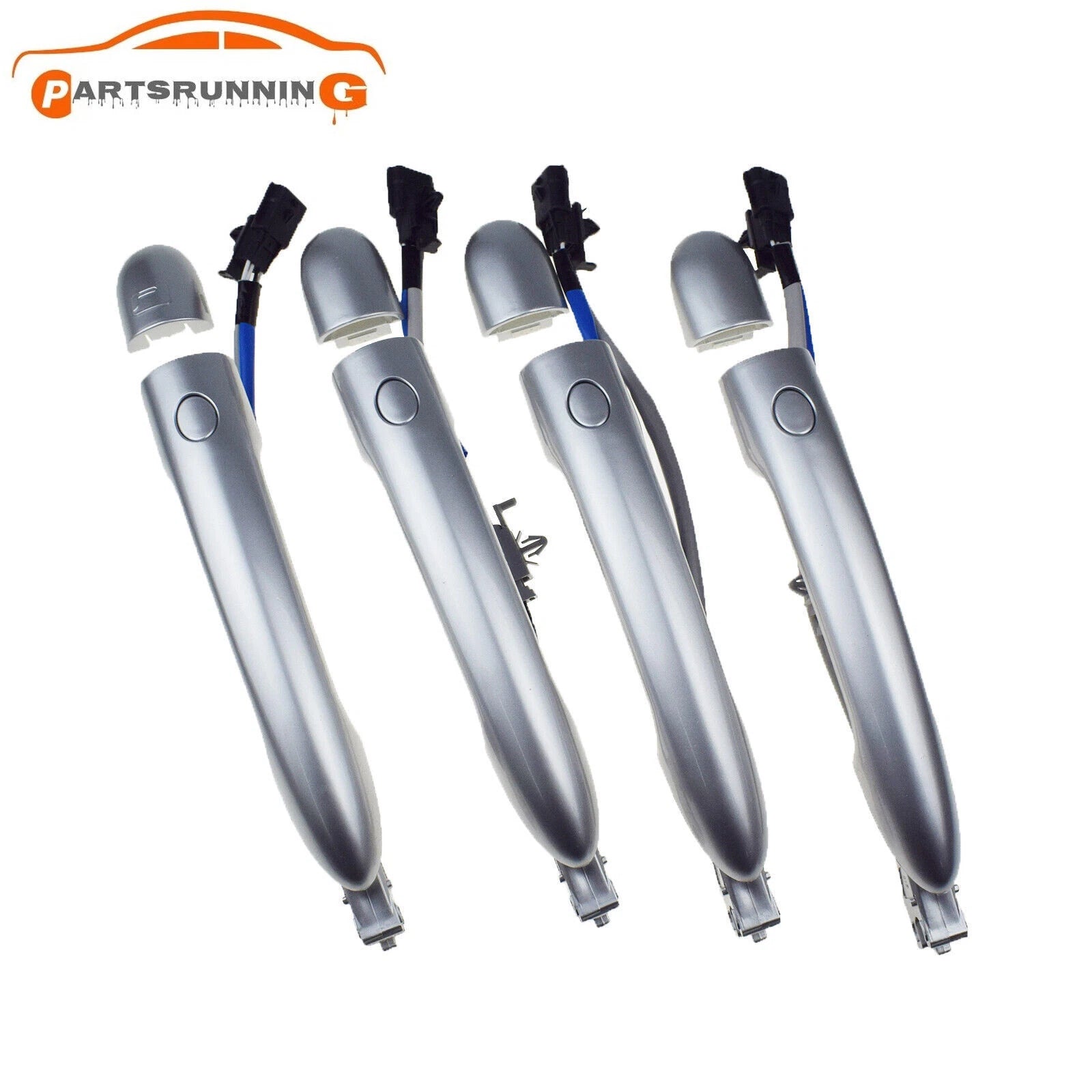 4PCS Front Rear Left Right Exterior Door Handles For Renault Koleos 2009-2018 6B93BC-57