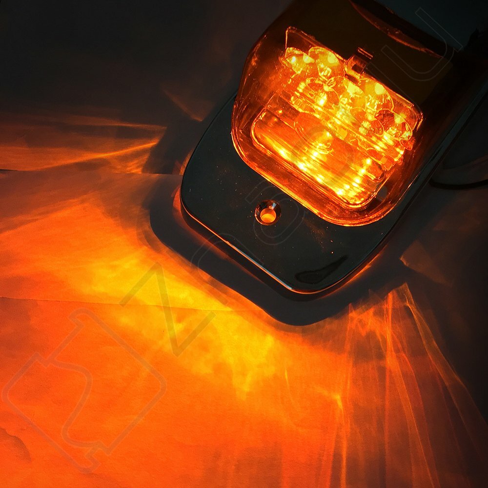 5pcs Amber Led 10.8" Upper Cab Light Clearance Lamp for Cargo International 4300 6B93BC-57