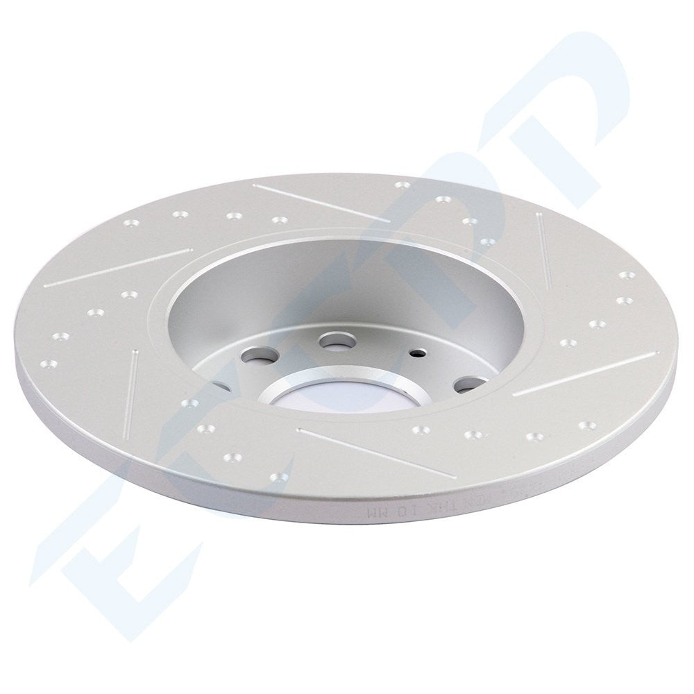 Discs Brake Rear Rotors For 2012-2013 Volkswagen Golf Highline Comfortline 2,0L 6B93BC-57