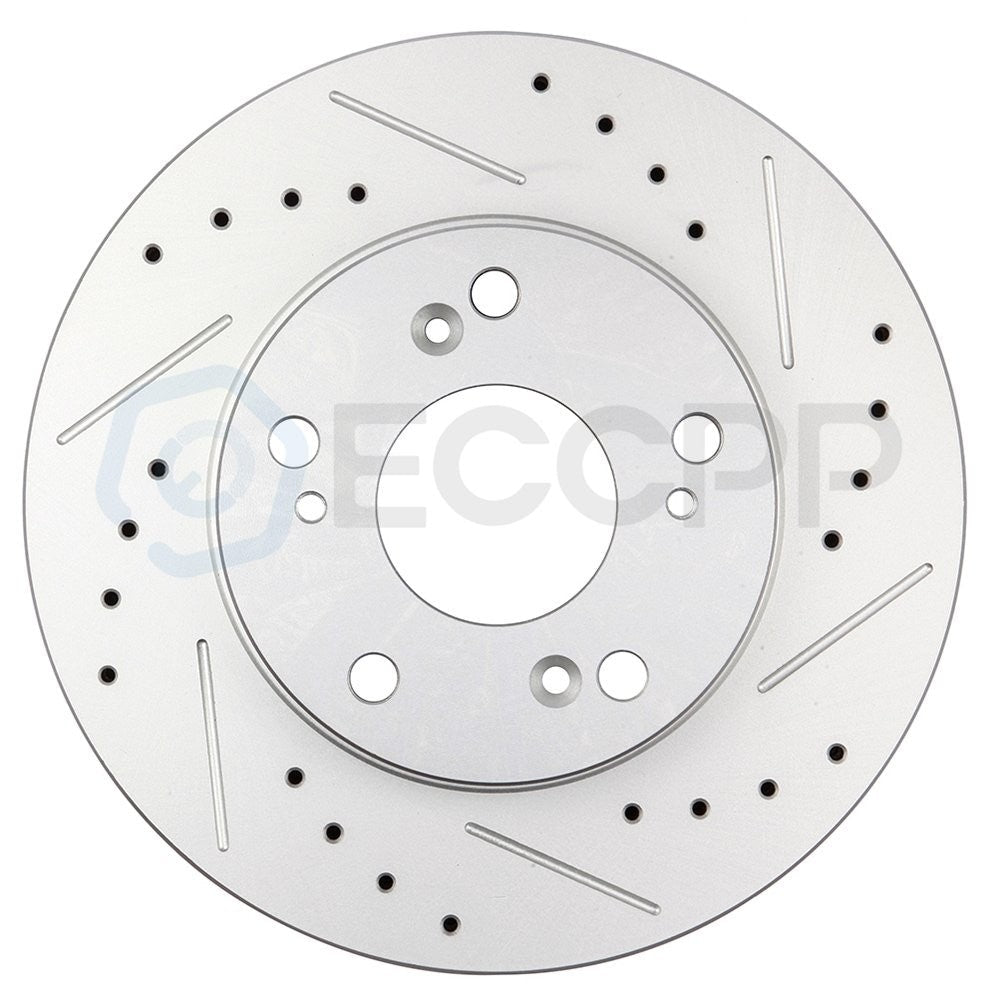 Front Rear Ceramic Brake Pads And Rotors For Honda Civic Si Hatchback 2004 -2005 KOEEP
