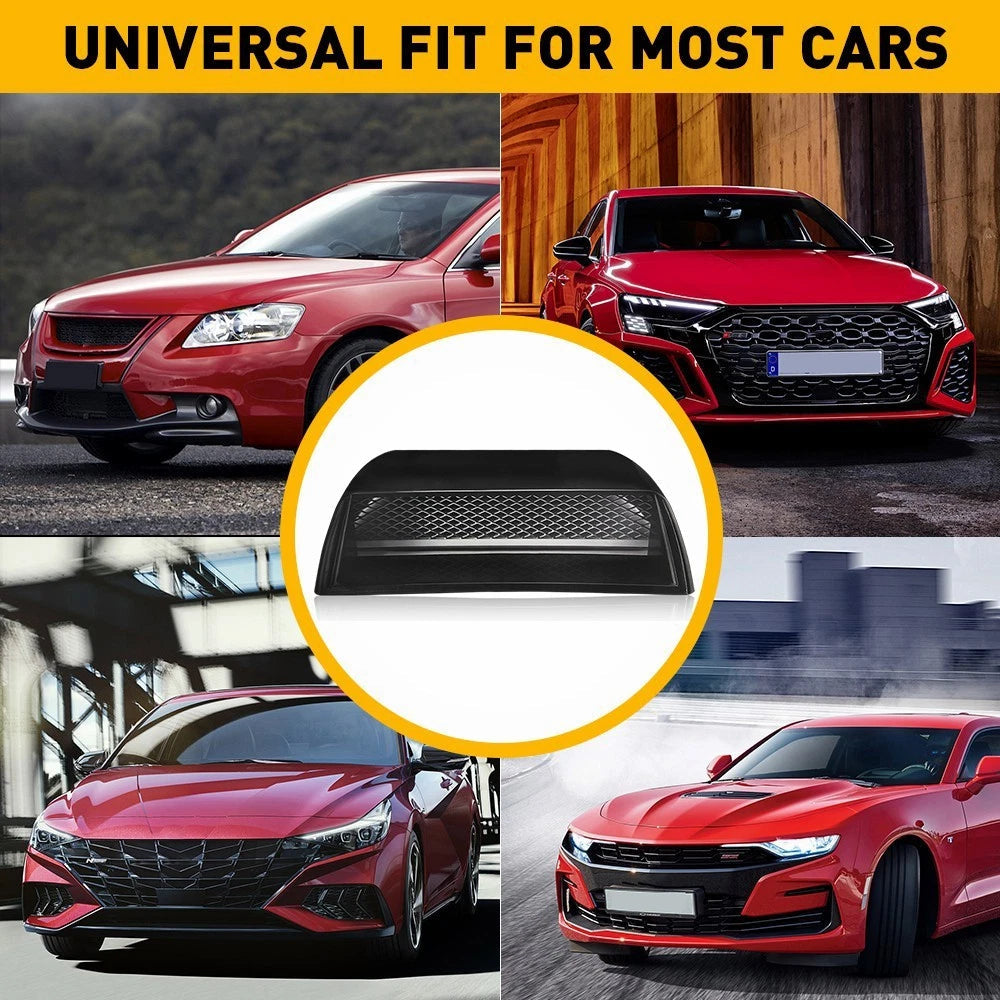 Universal Car Decorative Air Flow Intake Hood Vent Scoop Bonnet Sticker Cover EA 6B93BC-57