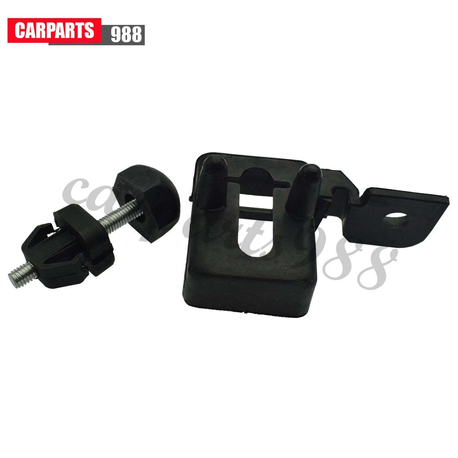 Left Side Hood Bumper Stopper & Bracket For 2013-2016 Ford Fusion Lincoln MKZ 6B93BC-57
