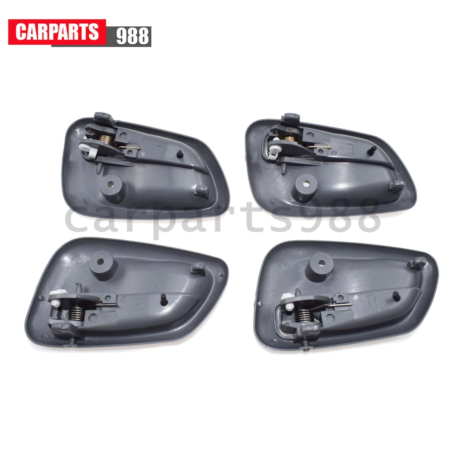 4Pcs Gray Interior Door Handle Front Rear Left Right For Chevy Tracker 1999-2004 6B93BC-57