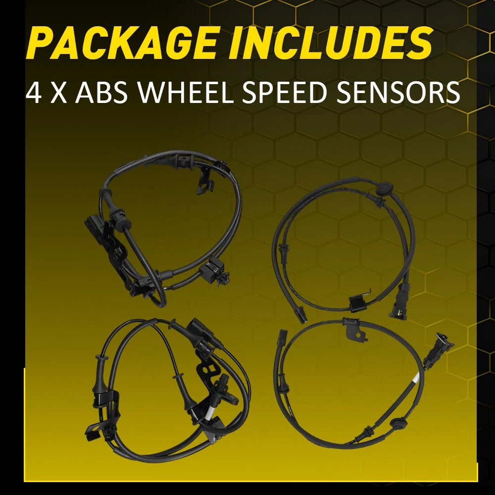 4X ABS Wheel Speed Sensors Front Rear Right Left Fits Kia Soul 2014 2015-2019 EA 6B93BC-57