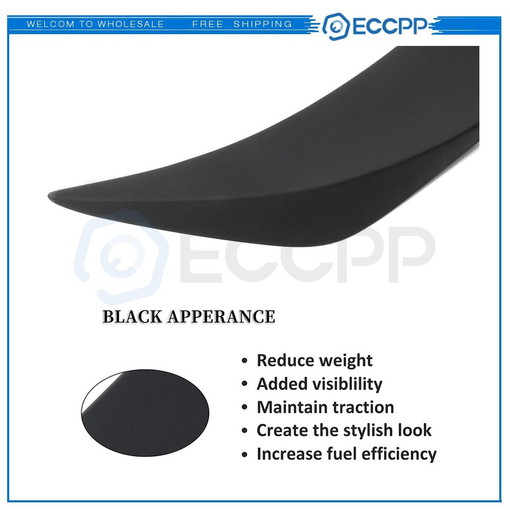 Primed Black Rear Trunk Spoiler For 2013-2019 Cadillac ATS Sedan 6B93BC-57