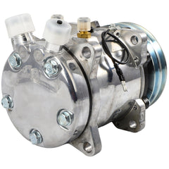 A/C Compressor For Abacus 507 / Sanden 5H11 V-Belt 2 Grooves R134a CO 5104C 6B93BC-57