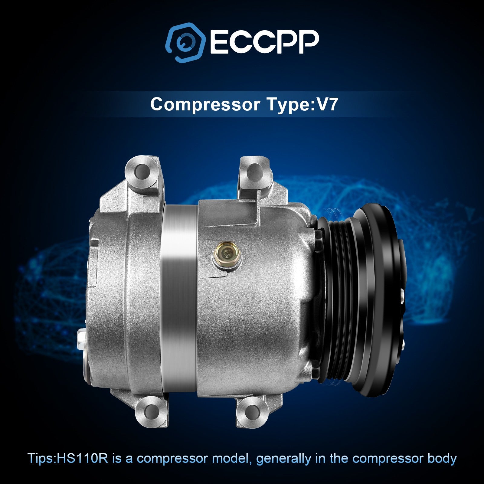 ECCPP A/C Compressor For 1998-2001 2002 Pontiac Firebird Chevrolet Camaro 5.7L ECCPP