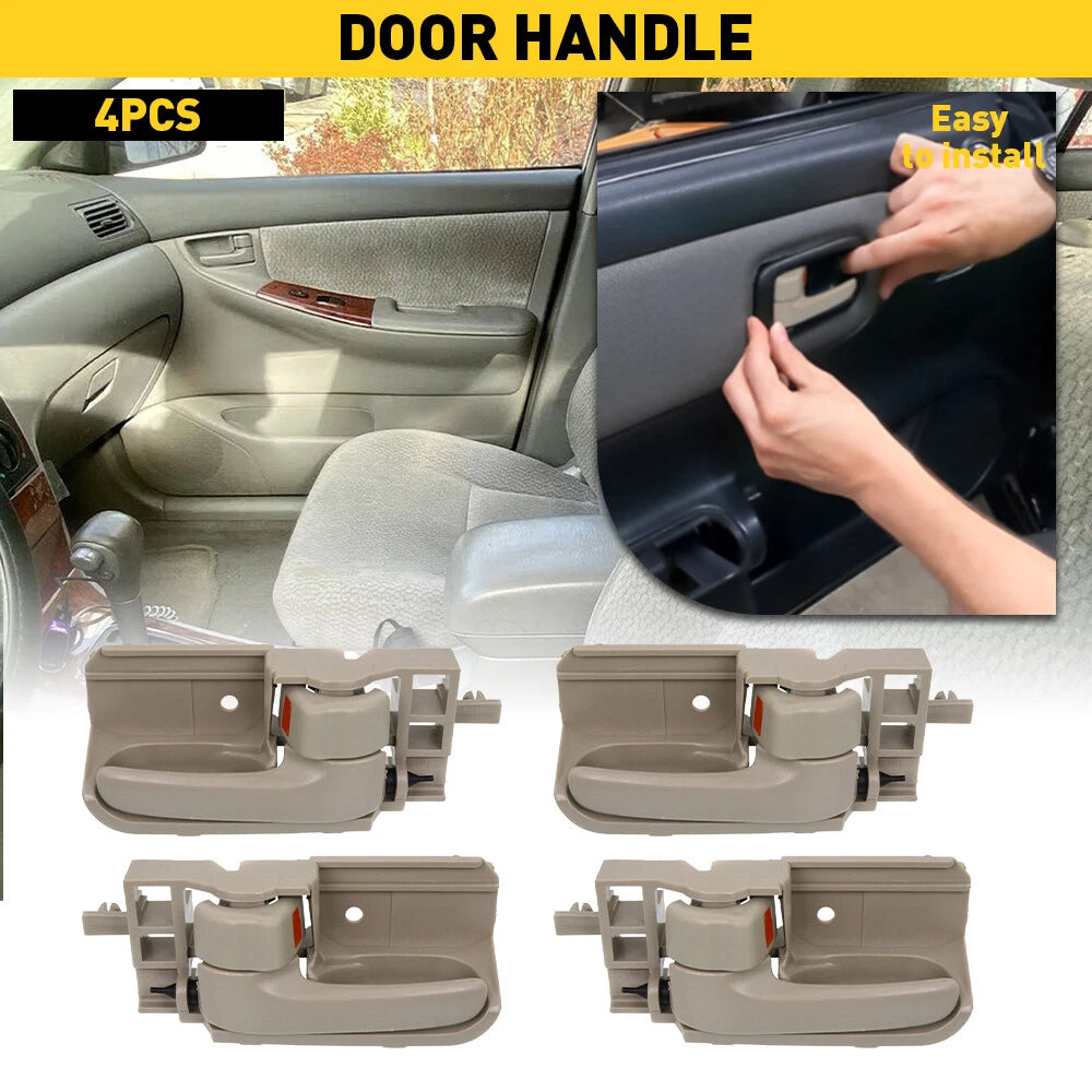 Interior Inside Door Handle Front Rear For 2003-2008 Toyota Corolla Matrix EOA 6B93BC-57