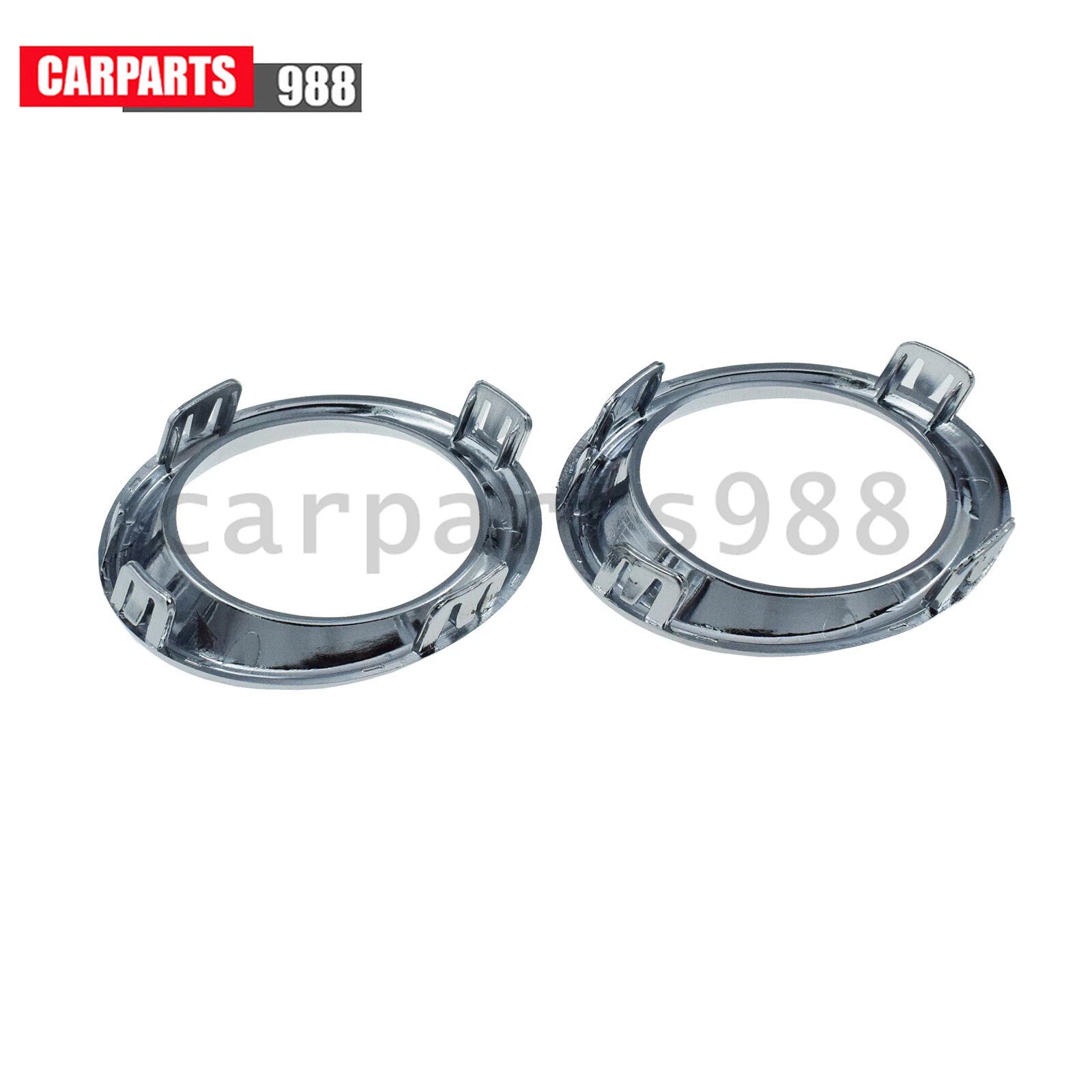 Front Left Right Chrome Fog Light Trim For 2014-2016 Mazda 3 MA1039125 MA1038125 6B93BC-57
