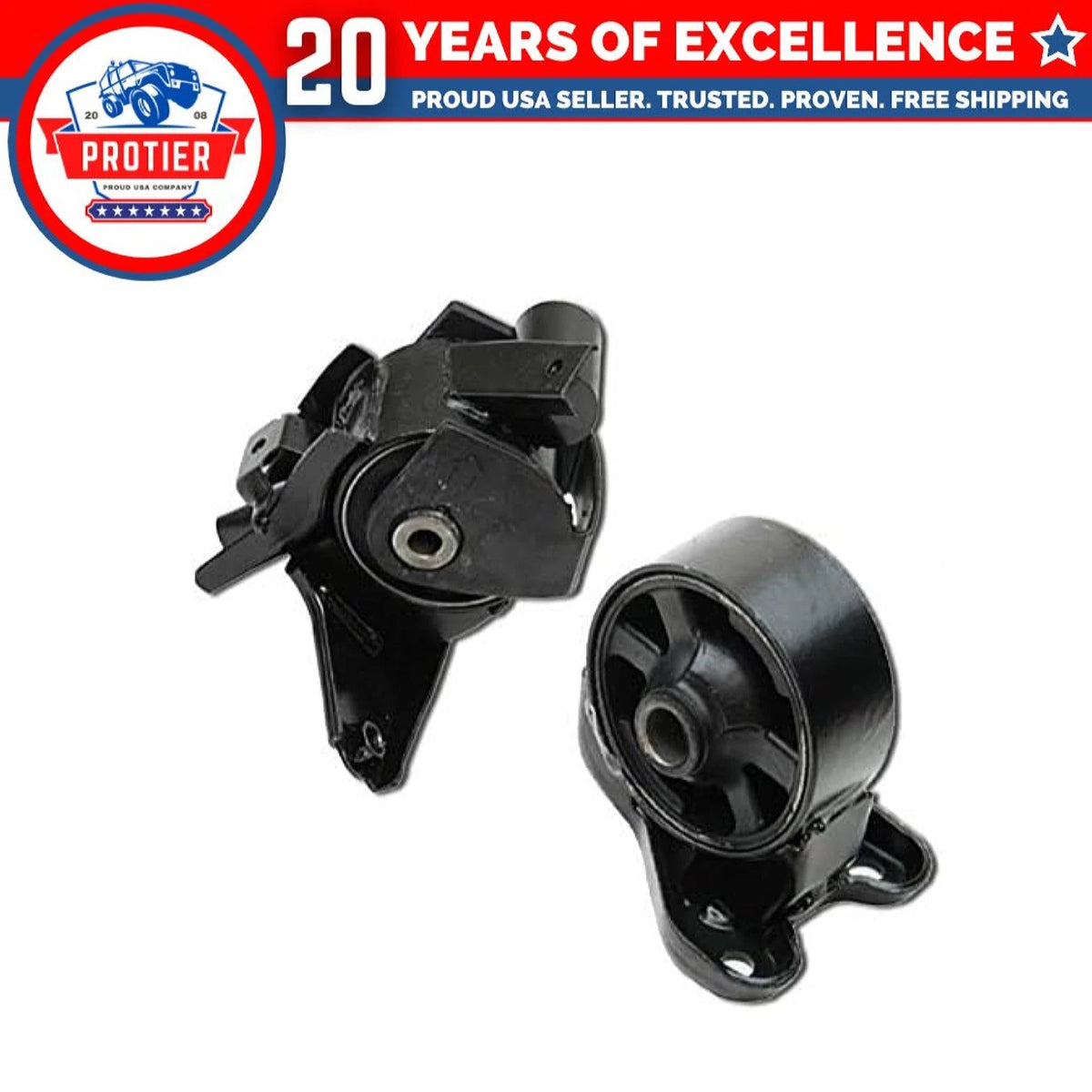 Fits 2001-2006 Hyundai Elantra 2.0L w/AUTO Front Motor & Trans Mount 2PCS : 6B93BC-57
