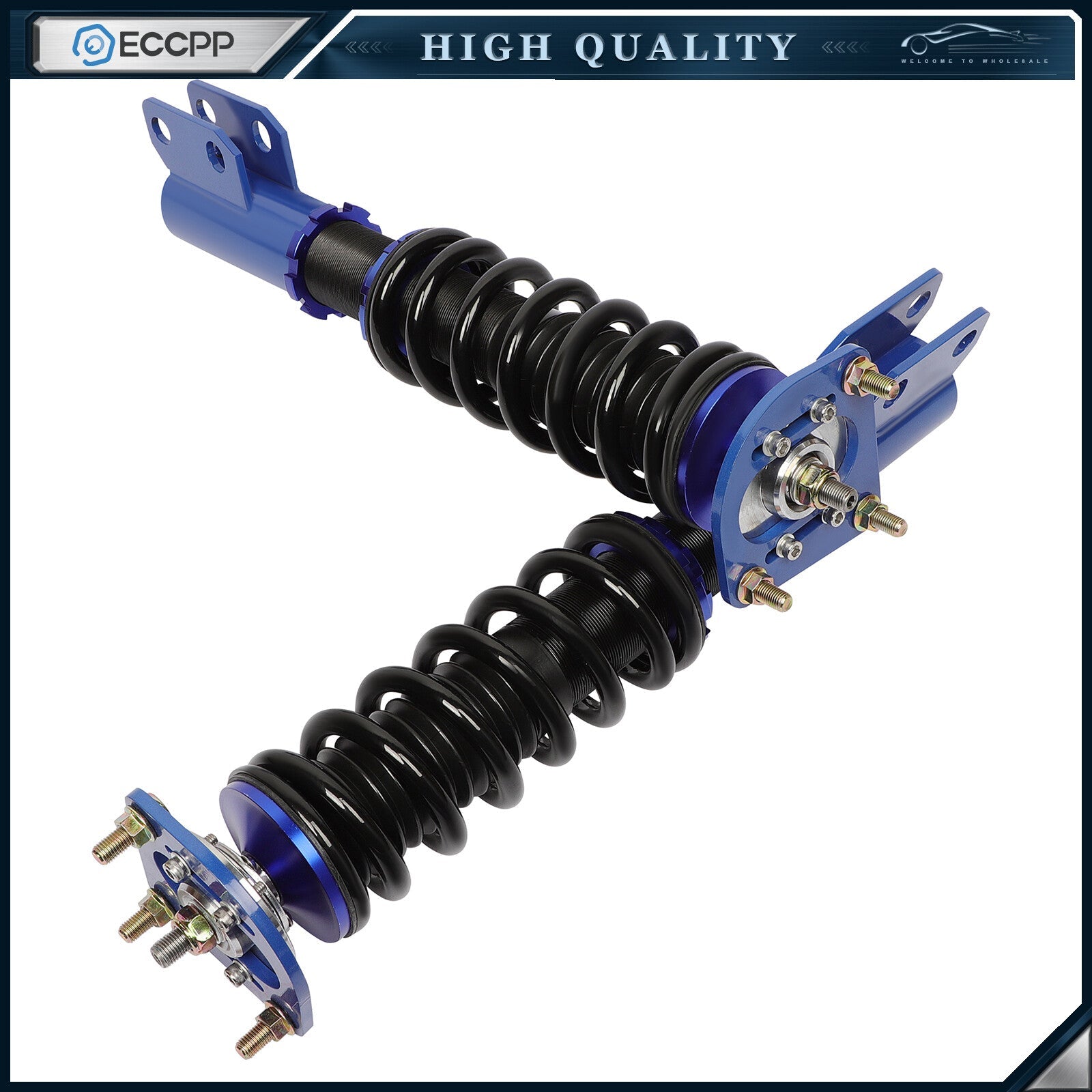 ECCPP For 94-04 Ford Mustang Coilovers Suspension Set Adj. Height Struts Shocks ECCPP