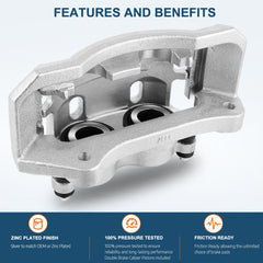 Front Brake Calipers 2Pcs For 2006-2008 Dodge Ram 1500 2003-2008 Dodge Ram 2500 6B93BC-57