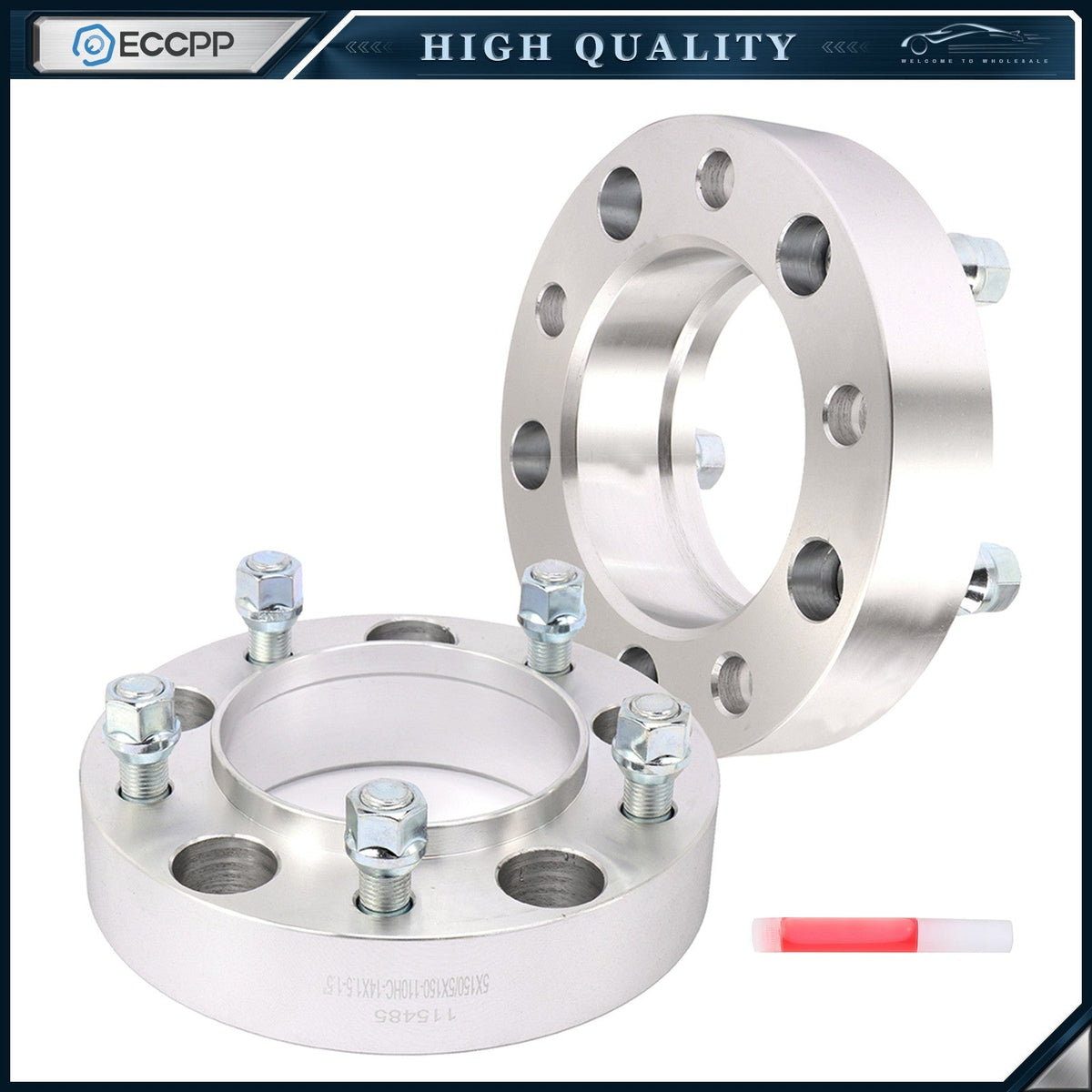 2 Pcs 1.5'' 5x150 Hub Centric Wheel Spacers For Toyota Tundra Sequoia 2008-2021 6B93BC-57