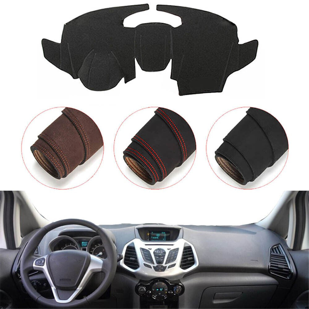 Console Dashboard Suede Mat Protector Sunshield Cover Fit For Ford EcoSport 13+