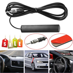Universal Car Hidden Amplified Kit Antenna 12v Electronic Stereo AM/FM Radio 6B93BC-57