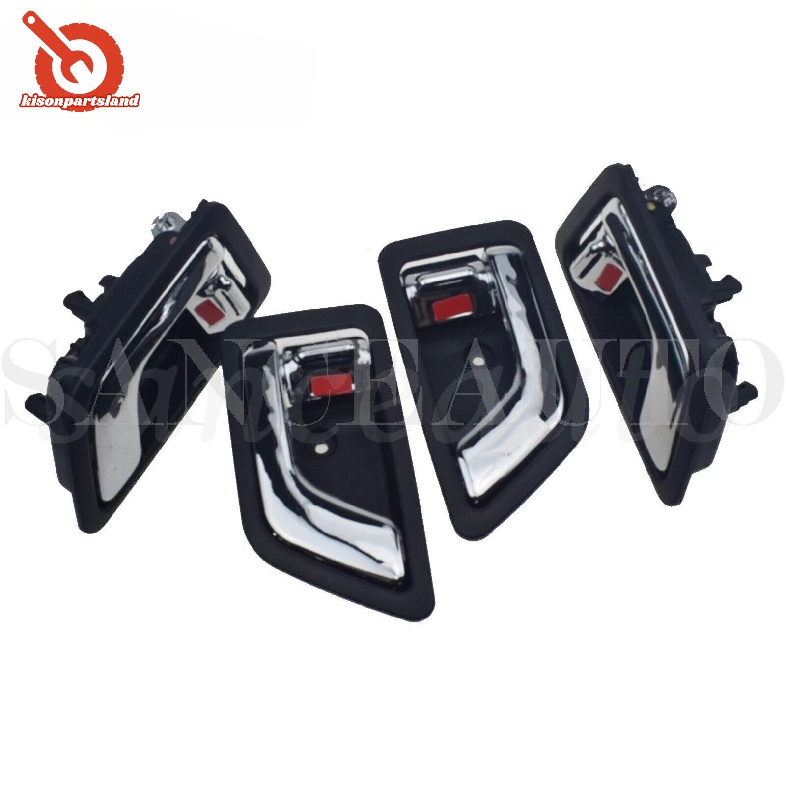 Set 4PCS Chrome Inside Door Handles Left Right for Hyundai Getz/Click/TB 2002-09 6B93BC-57