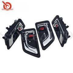 Set 4PCS Chrome Inside Door Handles Left Right for Hyundai Getz/Click/TB 2002-09 6B93BC-57