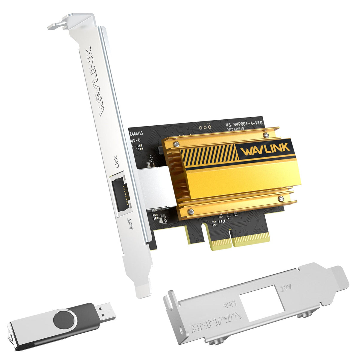 1Gb/2.5Gb/5Gb/10Gb Base-T PCI-e Network Card PCI Express Ethernet Adapter 6B93BC-57
