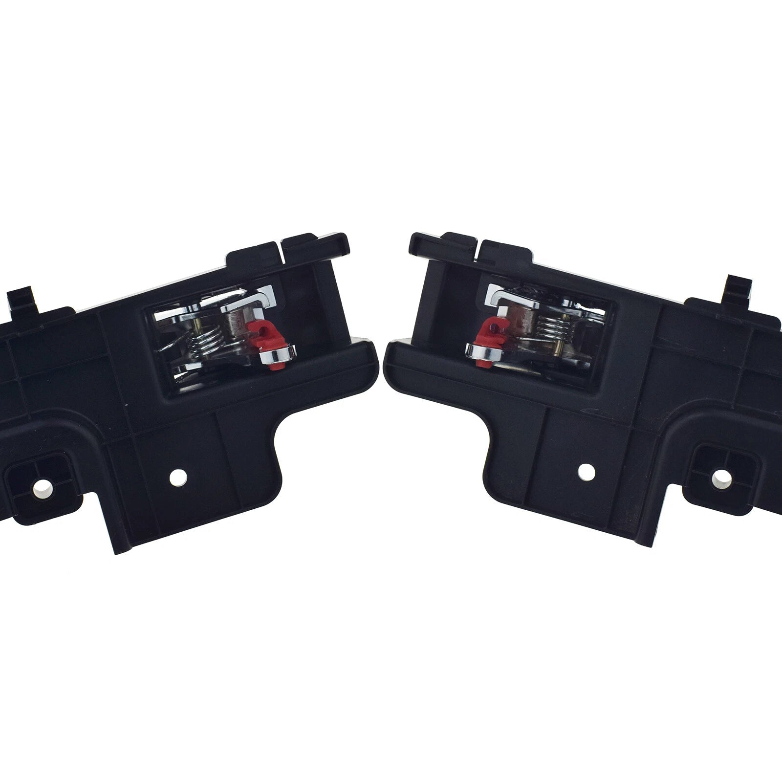 2Pcs Interior Door Handle Chrome Black Left Right For Dodge CaliberJeep Compass 6B93BC-57