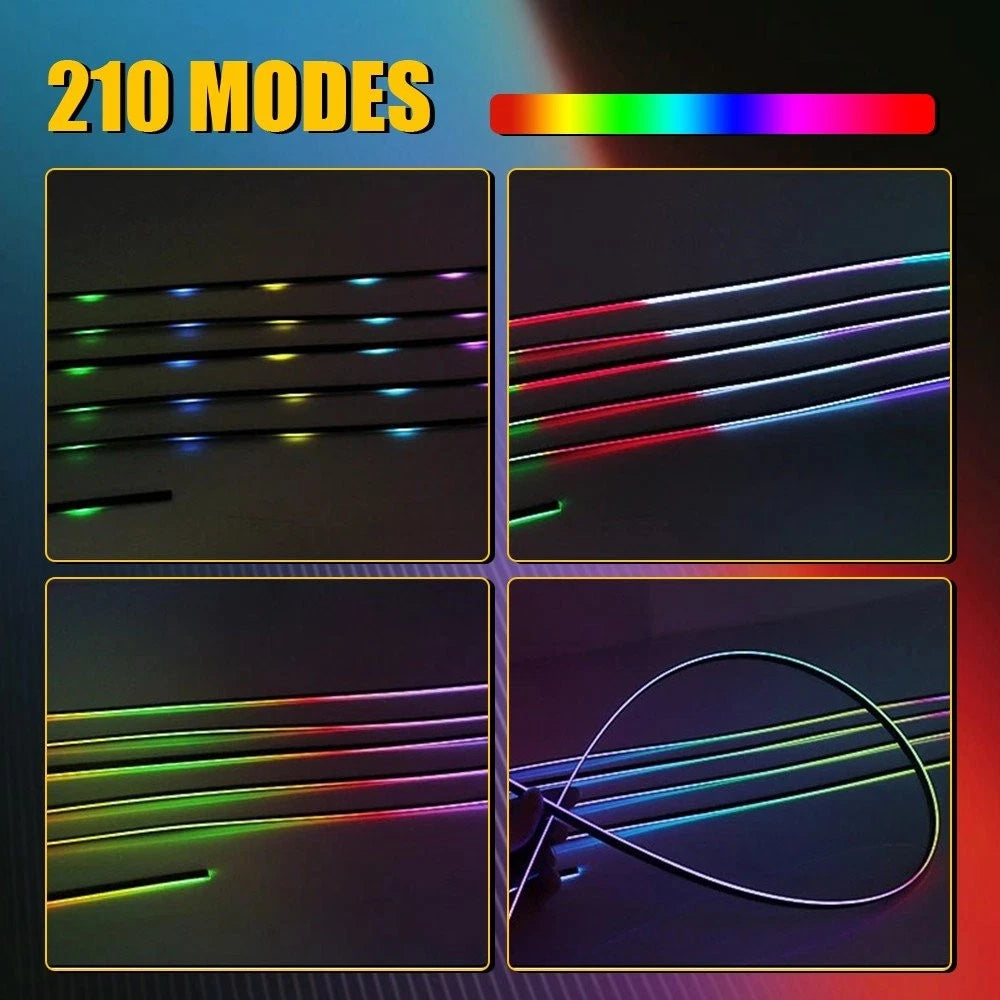 RGB Color LED Sunroof Light Car Roof Panoramic Skylight Ambient Lights Refit EOA 6B93BC-57