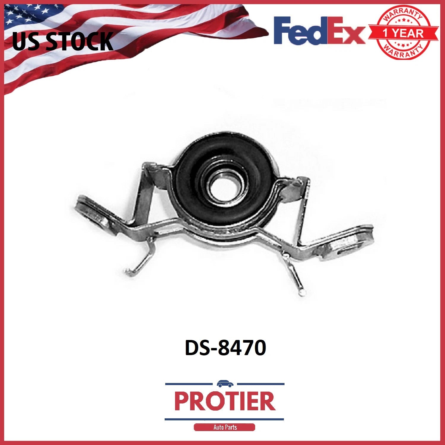 Protier Drive Shaft Center Support Bearing - Part # DS8470 6B93BC-57