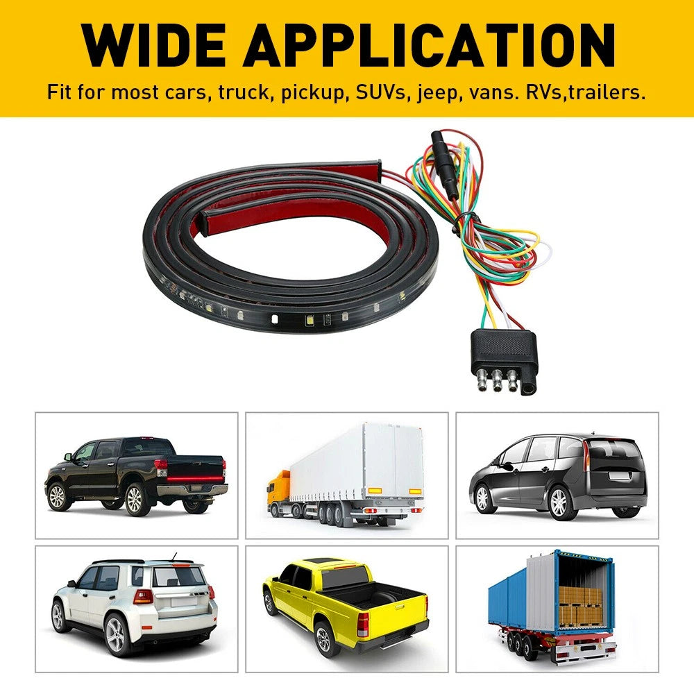 60" LED Strip Tailgate Light Bar Reverse Brake Signal For Chevy Ford Dodge EOA 6B93BC-57