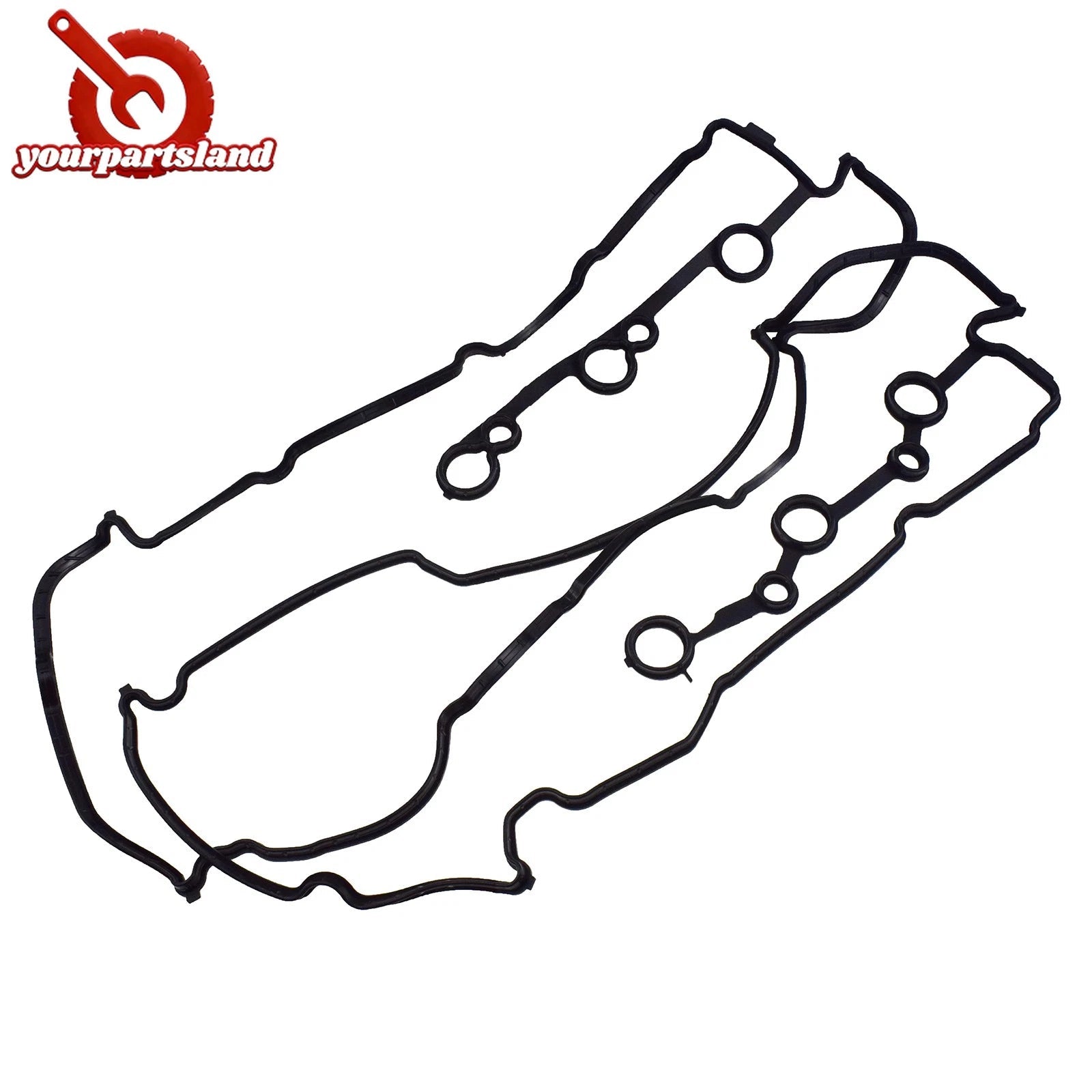 For NISSAN Armada INFINITI QX56 Left & Right Engine Cover Gasket Set 13270-1LA0A 6B93BC-57
