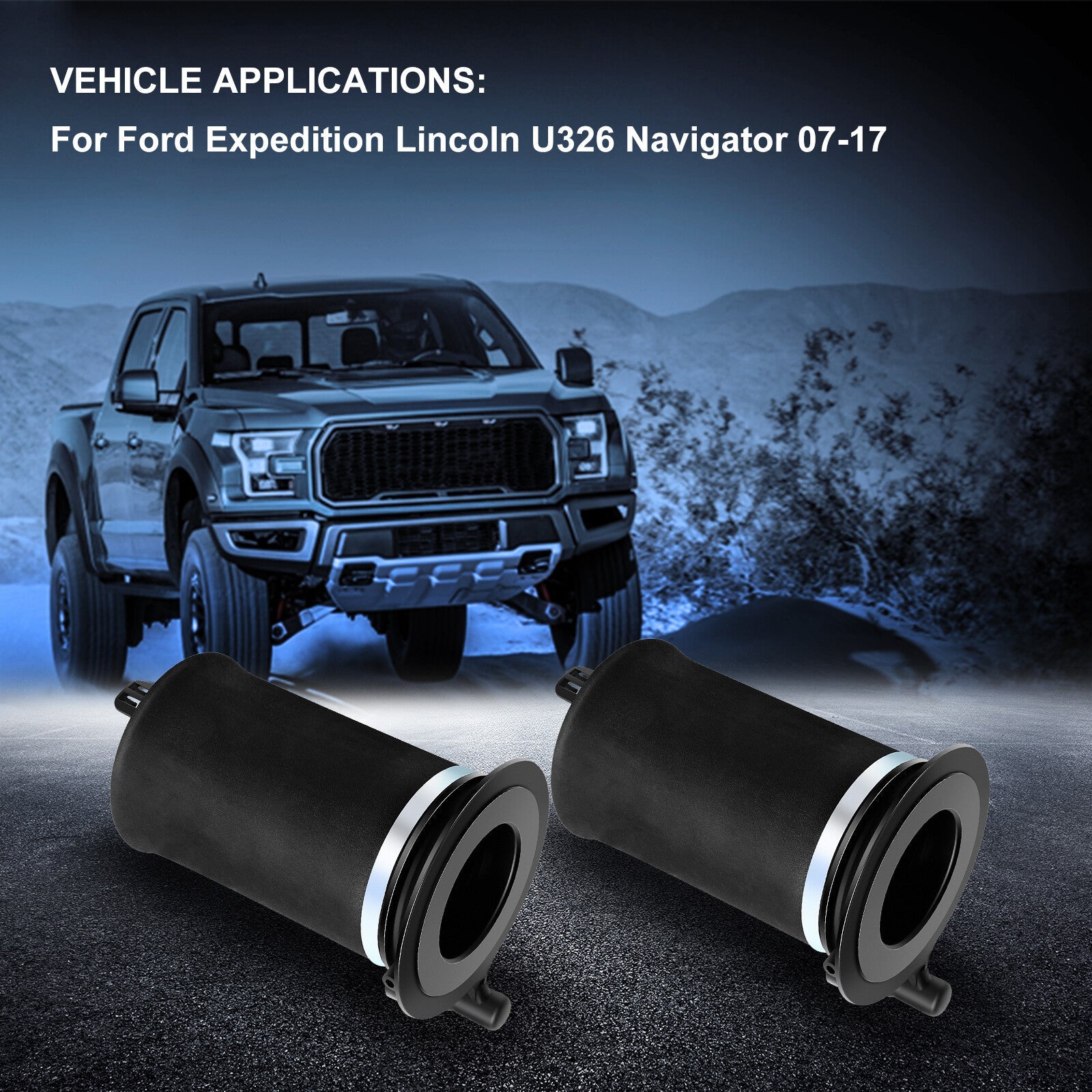 Rear Pair Air Suspension Spring For Ford Expedition Lincoln U326 Navigator 07-17 KOEEP
