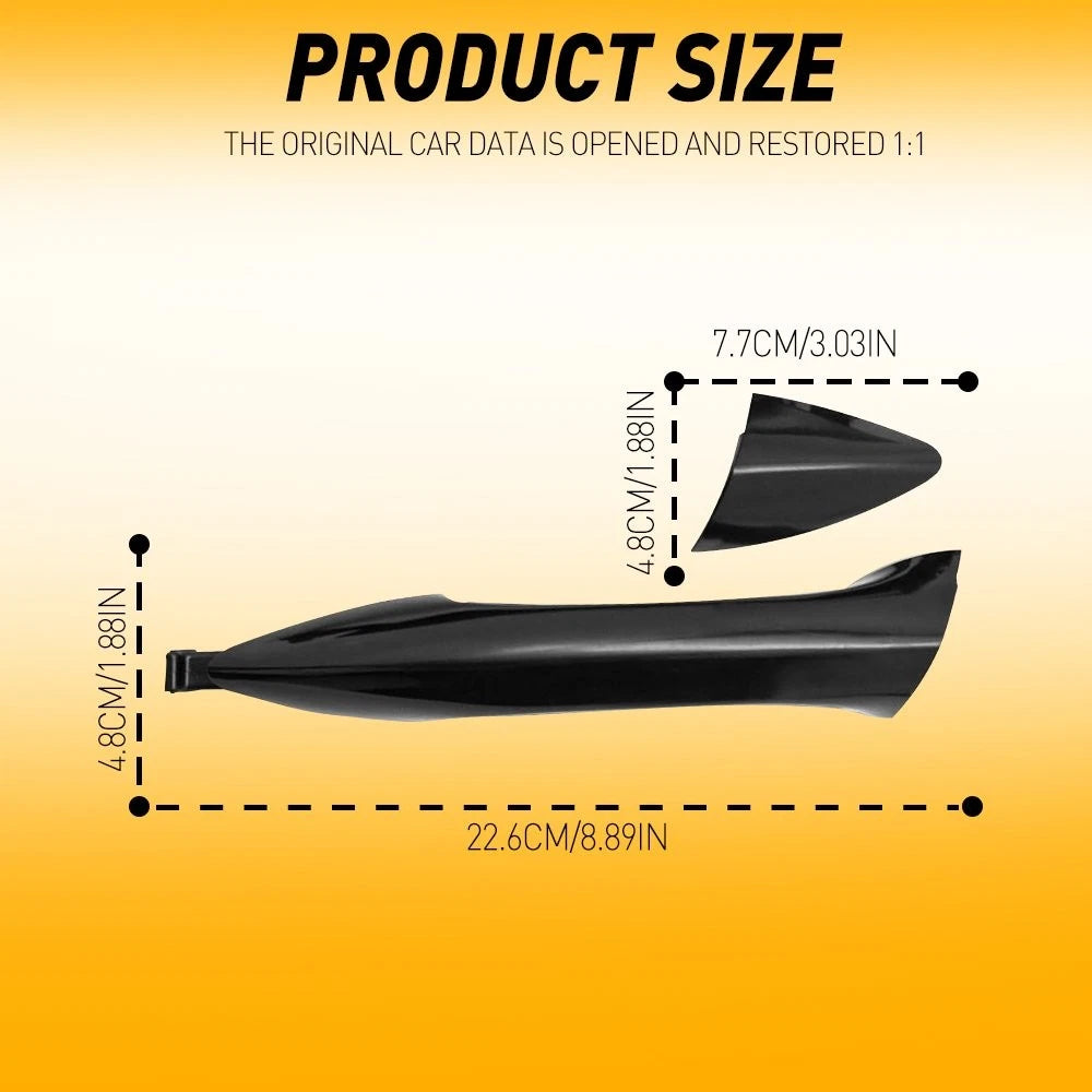 For 2011-2016 Hyundai Elantra Rear Left Driver Side Exterior Door Handle Black A 6B93BC-57
