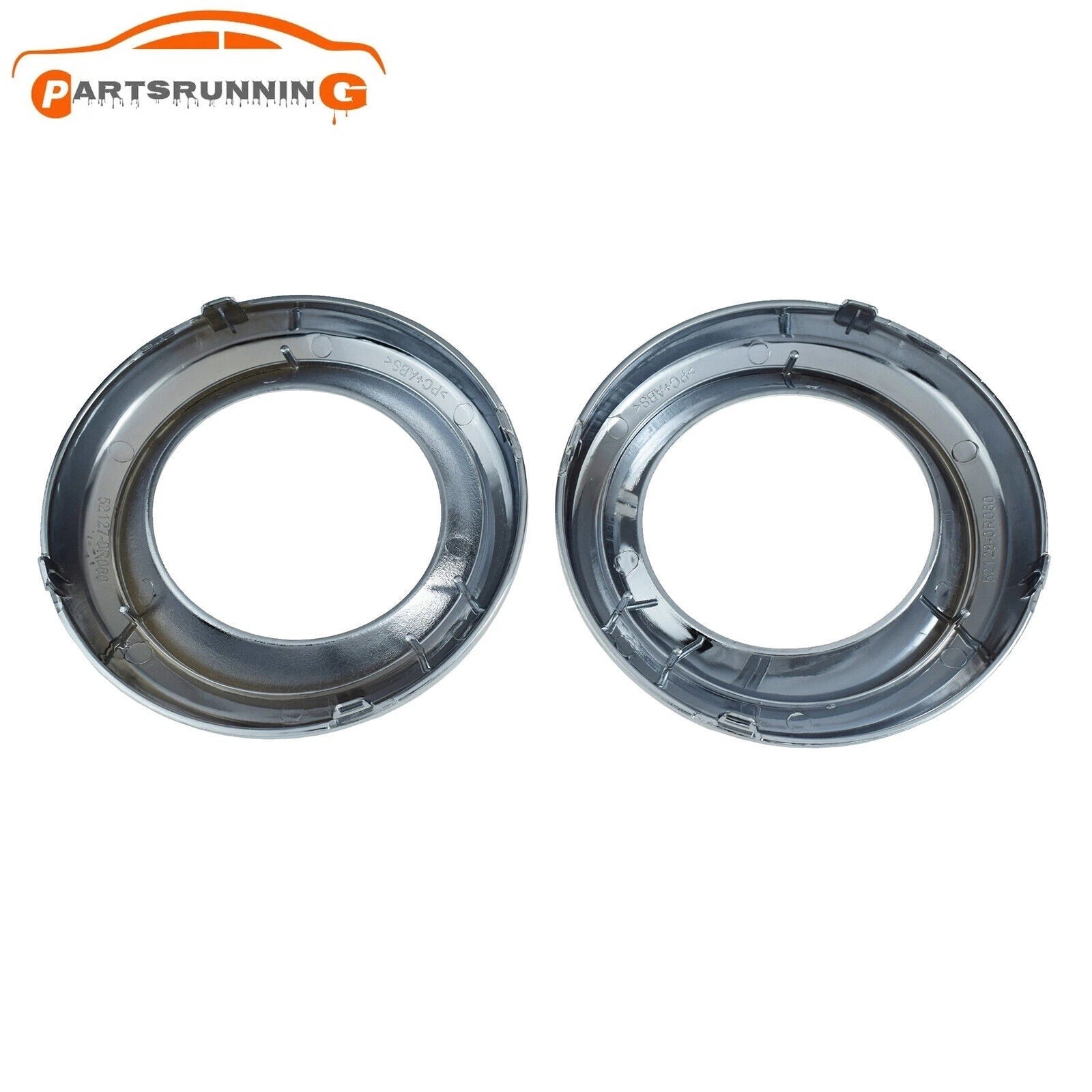 Fog Lamp Bezel Trim Set Left & Right For 09-12 Toyota RAV4 521280R030,521270R030 6B93BC-57