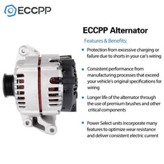 ECCPP Alternator for 2.2L Saturn ION 2003 2004 2005 2006 2007 AVA0001 13944 12V ECCPP