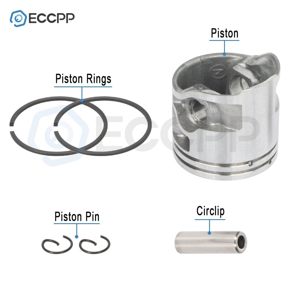 40mm Cylinder Piston Ring Kit For Stihl MS211 MS211C MS181 MS181C 1139 020 1202 6B93BC-57