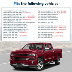 2X 1.5 inch Wheel Spacers 8x6.5 14x1.5 Fits 1988-1998 Chevrolet GMC K2500 K3500 6B93BC-57