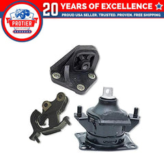Fits 2003-2007 Honda Accord 2.4L MANUAL Rear Motor Front & Rear Trans Mount 3pc 6B93BC-57