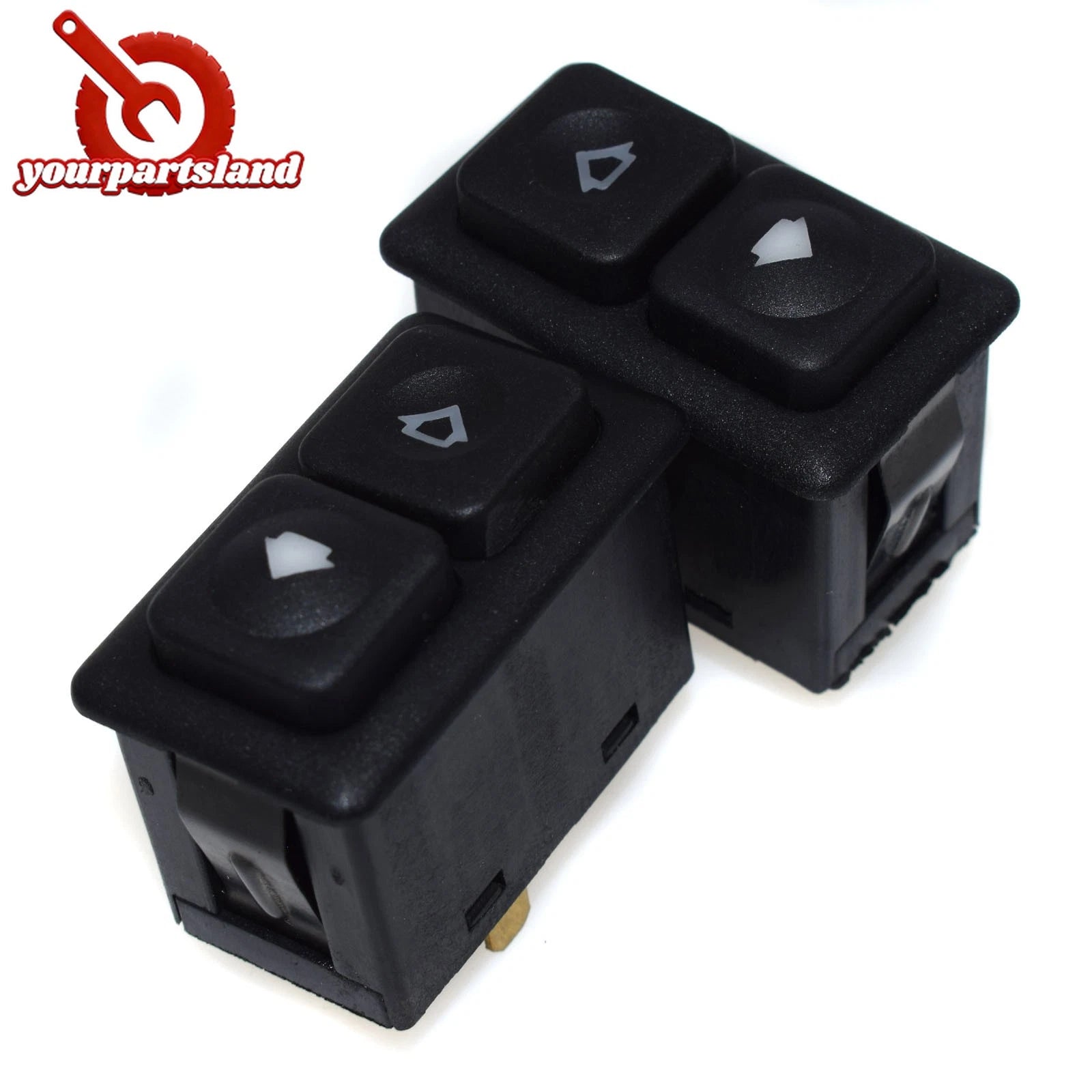 2 PCS Illuminated Power Window Switch 5 Pins For BMW E23 E24 E28 E30 61311381205 6B93BC-57