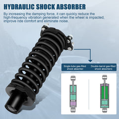 Fits 2007-2011 Dodge Nitro Front Pair Complete Shocks / Struts & Coil Spring x 2 6B93BC-57