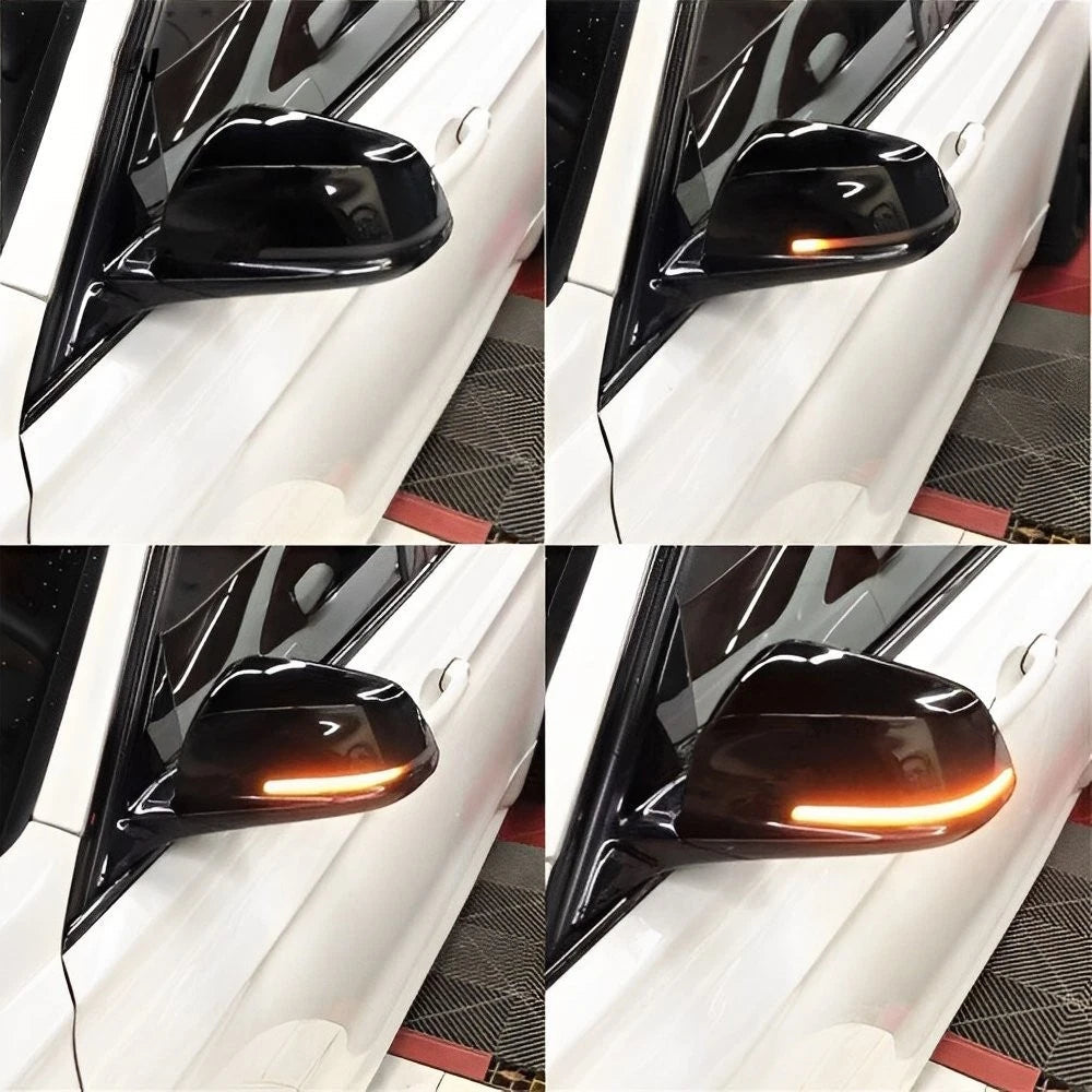 Smoked Turn Signal Lamp LED Side Mirror Light For BMW 4 3 2 1 Series F30 F35 F80 6B93BC-57