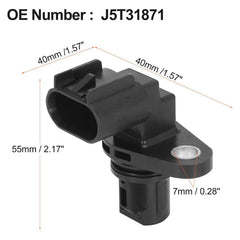 1pc Camshaft Position Sensor 3 Pins J5T31871 For Cadillac STS SRX XLR V8 06-10 6B93BC-57