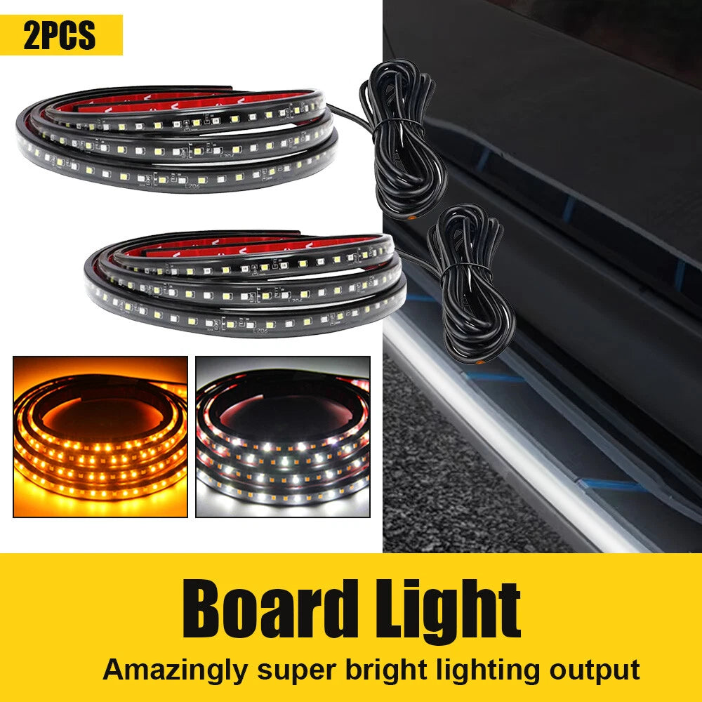 2X 70" Running Board LED DRL Side Step Strip Lights Bar For Ram 1500 2500 3500 A 6B93BC-57