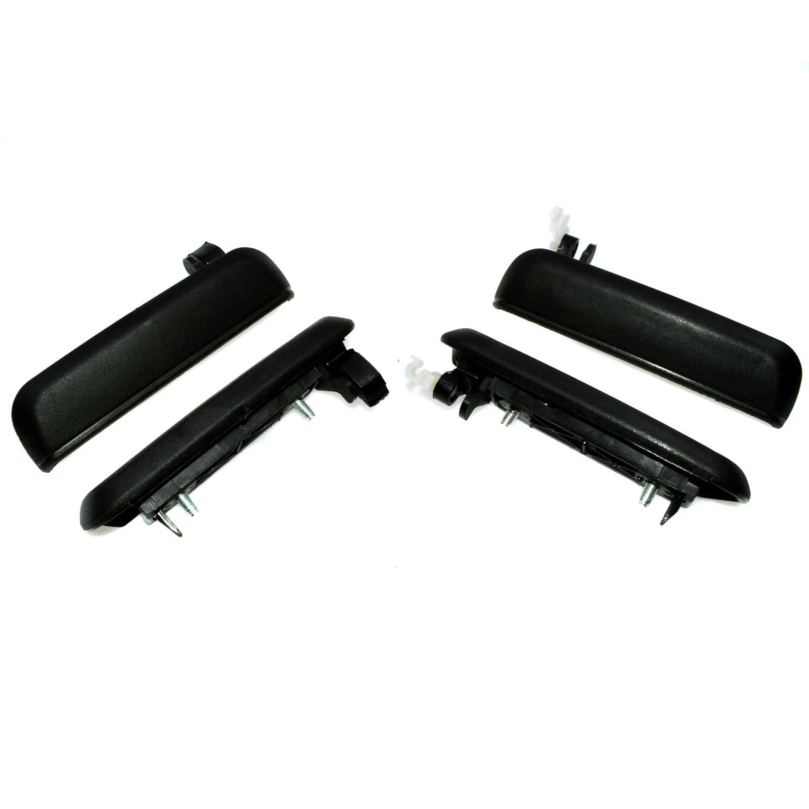 Black Outside Door Handle Front Rear Left Right For 1995-98 Toyota Tercel Paseo 6B93BC-57
