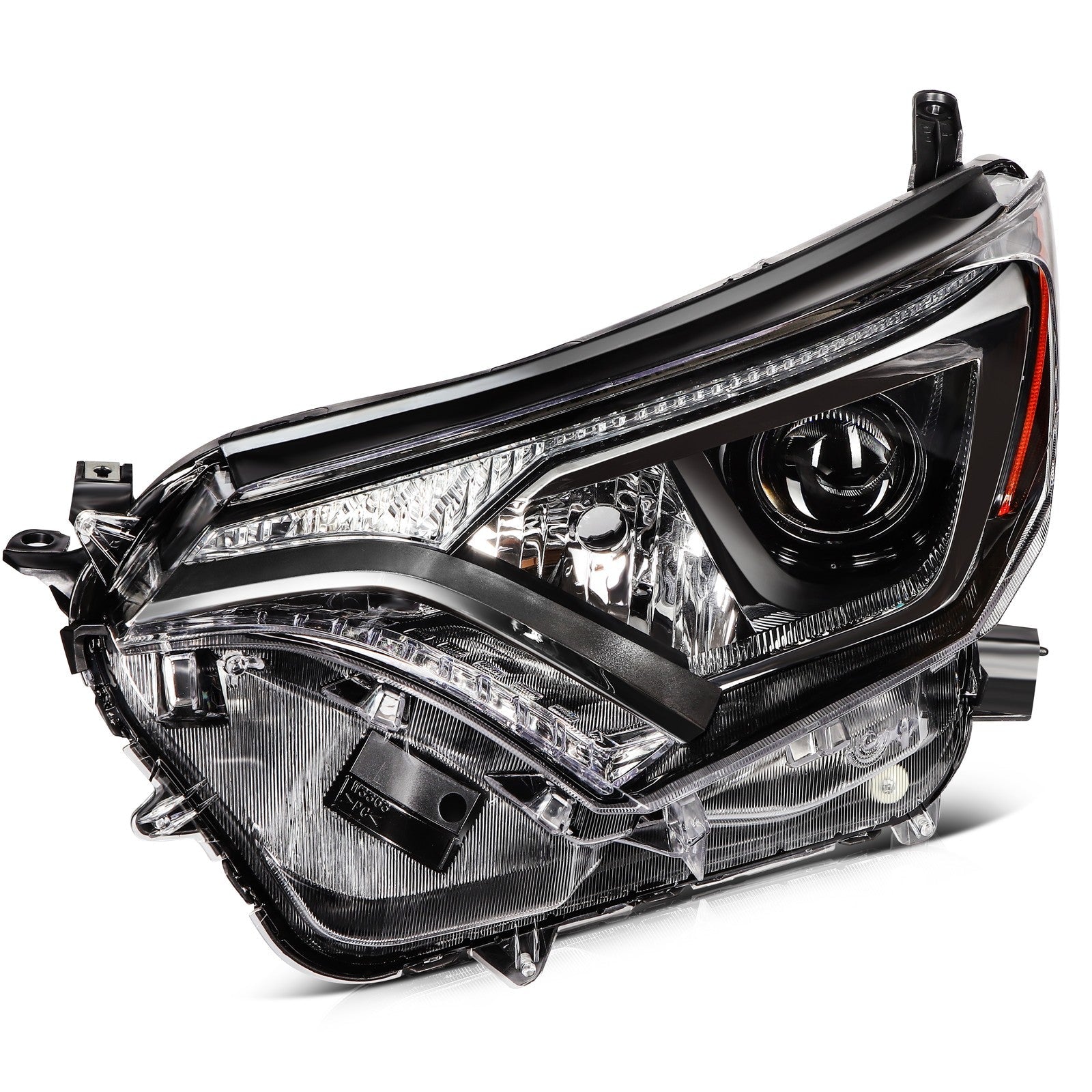ECCPP Headlight Assembly For Toyota RAV4 2.5L 2016-2018 Driver Left Side Black ECCPP