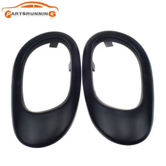 2PCS Left & Right Interior Door Handle Trim Cover For Peugeot 206 207 Citroen C2 6B93BC-57